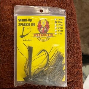 Phenix Stand-Up Sparkie Jig - Yellow and Gray